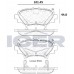 Set placute frână ICER 182169