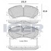 Set placute frână ICER 182202