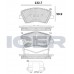 Set placute frână ICER 182314