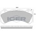 Set placute frână ICER 182377