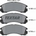 Set placute frână TEXTAR 2136301