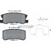 Set placute frână TEXTAR 2358202