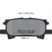 Set placute frână TEXTAR 2396701