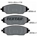 Комплект тормозных колодок TEXTAR 2572201