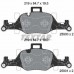 Set placute frână TEXTAR 2590001