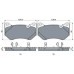 Set placute frână TEXTAR 2619601