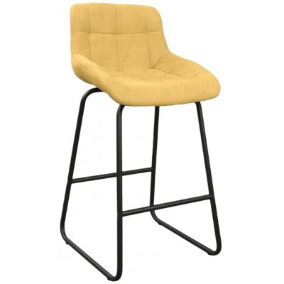 Барный стул Deco Nicole CFS Hoker LB Soro-40 Black Leg Yellow