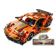 Set de construcție XTech Pull Back Orange Racer 588 pcs (5807)