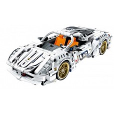 Set de construcție XTech Pull Back White Racer 437 pcs (5812)