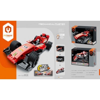 Set de construcție XTech Pull Back F1 Racing Car 150 pcs (5813)