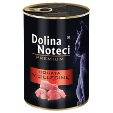 Hrană umedă pentru pisici Dolina Noteci Rafi Veal 12x400g