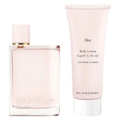 Парфюмерный набор для неё Burberry Her EDP 50ml + Body Lotion 75ml.