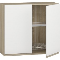 Bucatarie modulara Magnusplus Jetta Sus №10 White/Oak Sonoma