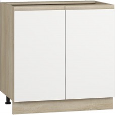 Bucatarie modulara Magnusplus Jetta Jos №3 White/Oak Sonoma