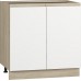 Bucatarie modulara Magnusplus Jetta Jos №3 White/Oak Sonoma