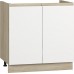 Bucatarie modulara Magnusplus Jetta Jos №6 White/Oak Sonoma