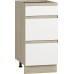 Bucatarie modulara Magnusplus Jetta Jos №8 Cabinet White/Oak Sonoma