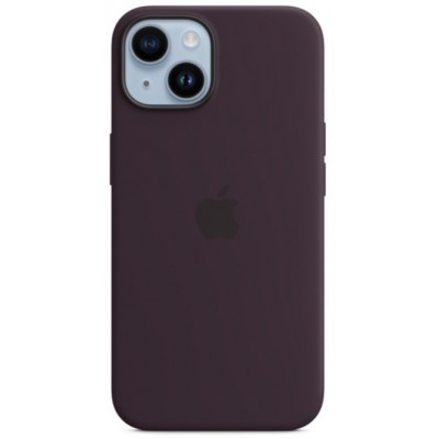 Husa de protecție Apple iPhone 14 Silicone Case with MagSafe Elderberry