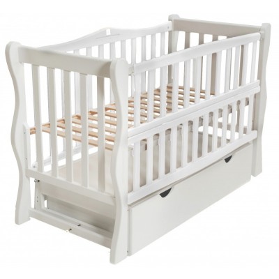 Кроватка Гойдалка Sofi White (1B35-1)