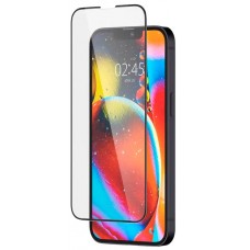 Sticlă de protecție pentru smartphone Spigen iPhone 14 Plus Glass FC Tempered Glass Black