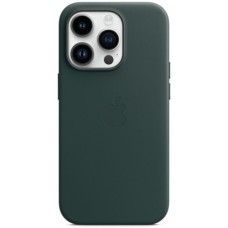 Husa de protecție Apple iPhone 14 Pro Leather Case with MagSafe Forest Green