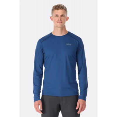 Мужская толстовка Rab Force LS Tee L Nightfall Blue