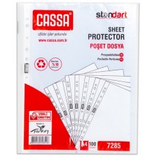 File protectie pentru documente Cassa A4/45mkm 100pcs (7285)