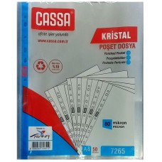 File protectie pentru documente Cassa A4/80mkm 50pcs (7265)