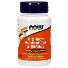 Vitamine NOW 8 Billion Acidophilus & Bifidus 60cap