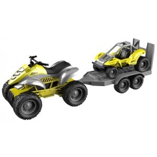 Машина Wenyi 1:16 Beach Motorcycles Yellow (WY400A-1)
