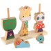 Piramida Fisher Price Wooden Stacking Puzzle (72029A)