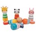 Set jucării Fisher Price Wooden Character Skittles (72030A)