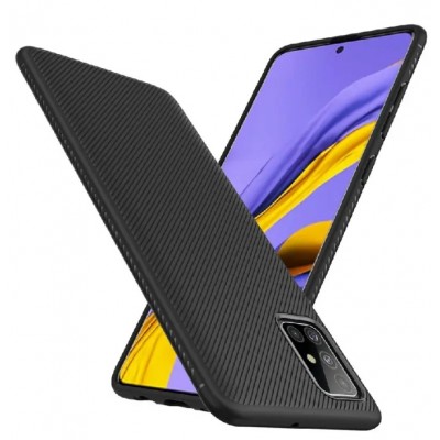 Чехол CellularLine Samsung A41 Antimicrobial Case Black