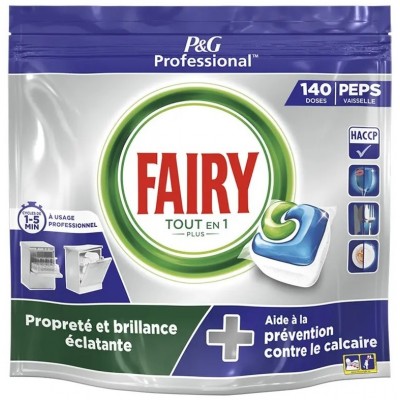 Средство для посудомоечных машин Fairy Professional All in One 140cap