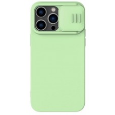 Husa de protecție Nillkin Apple iPhone 14 Pro CamShield Silky Silicone Case Mint Green