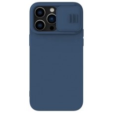 Husa de protecție Nillkin iPhone 14 Pro Max CamShield Silky Silicone Case Midnight Blue