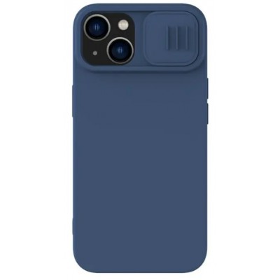 Чехол Nillkin Apple iPhone 14 CamShield Silky Silicone Case Midnight Blue