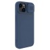 Чехол Nillkin Apple iPhone 14 CamShield Silky Silicone Case Midnight Blue