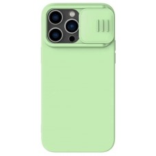 Husa de protecție Nillkin Apple iPhone 14 Pro Max CamShield Silky Silicone Case Mint Green