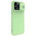 Husa de protecție Nillkin Apple iPhone 14 Pro Max CamShield Silky Silicone Case Mint Green