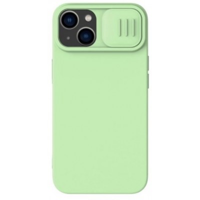 Чехол Nillkin Apple iPhone 14 CamShield Silky Silicone Case Mint Green