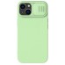 Чехол Nillkin Apple iPhone 14 CamShield Silky Silicone Case Mint Green