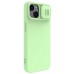 Чехол Nillkin Apple iPhone 14 CamShield Silky Silicone Case Mint Green