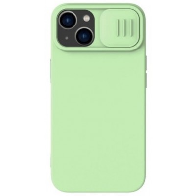 Husa de protecție Nillkin Apple iPhone 14 Plus CamShield Silky Silicone Case Mint Green