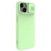 Husa de protecție Nillkin Apple iPhone 14 Plus CamShield Silky Silicone Case Mint Green