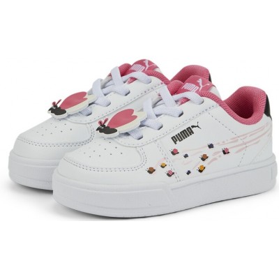 Ghete pentru copii Puma Caven Small World Ac Inf Puma White/Almond Blossom/Black/Sunset Pink 20