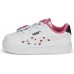 Кеды детские Puma Caven Small World Ac Inf Puma White/Almond Blossom/Black/Sunset Pink 20