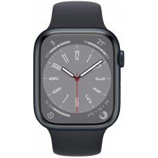 Смарт-часы Apple Watch Series 8 45mm Midnight Aluminium Case with Sport Band Midnight (MNP13)