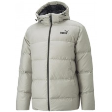 Мужской пуховик Puma Hooded Down Puffer Pebble Gray XXL