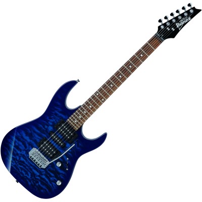 Электрическая гитара Ibanez GRX70QA TBB (Transparent Blue Burst)